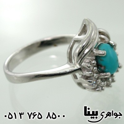 انگشتر فیروزه نیشابوری زنانه زلیخا