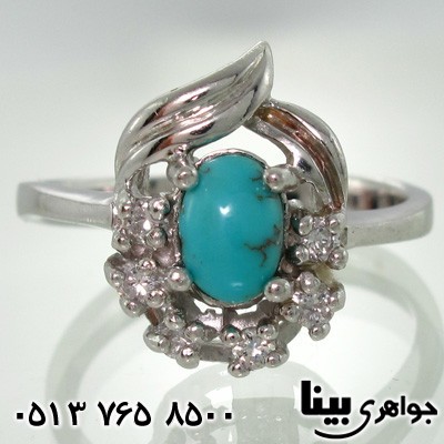 انگشتر فیروزه نیشابوری زنانه زلیخا