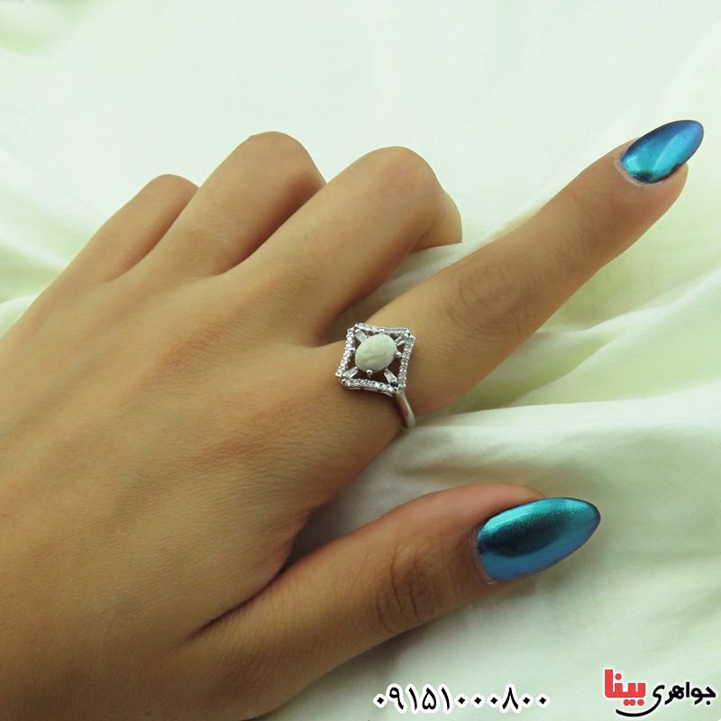 انگشتر خرمهره زیبا و عالی زنانه _کد:27816