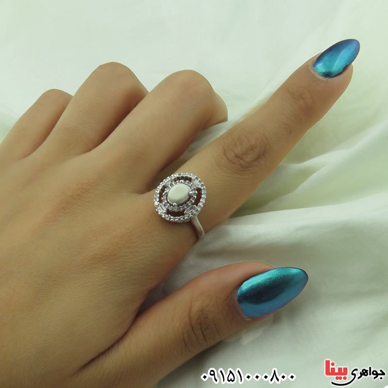 انگشتر خرمهره زنانه زیبا و خاص _کد:27818