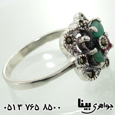 انگشتر چند جواهر زنانه جفتی