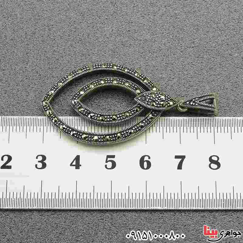 گردنبند نقره مارکازیتی زنانه زیبا و خاص _کد:27913
