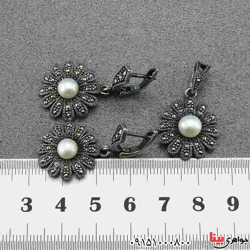 سرویس مروارید مارکازیتی زنانه زیبا _کد:27989