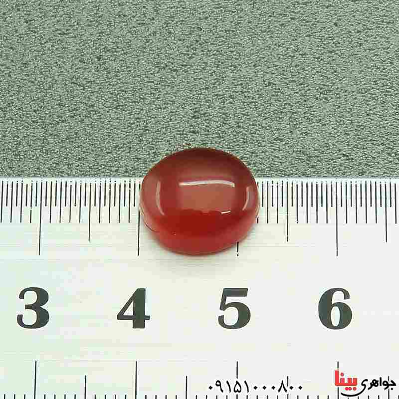 نگین انگشتر عقیق یمنی خوشرنگ زیبا _کد:28012