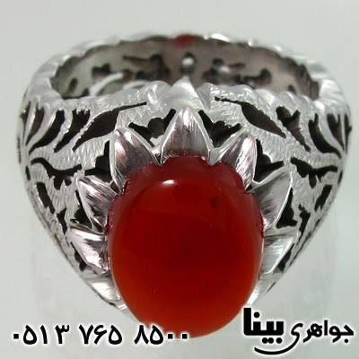 انگشتر عقیق یمنی مردانه فاخر