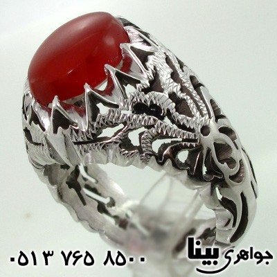 انگشتر عقیق یمنی مردانه فاخر