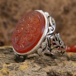 خطی دست ساز با حکاکی اِنَّ الْحُسین مِصباحُ الْهُدی وَ سَفینَهُ الْنِّجاة _کد:28106
