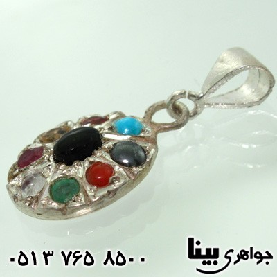 گردنبند چند جواهر 9 سنگ