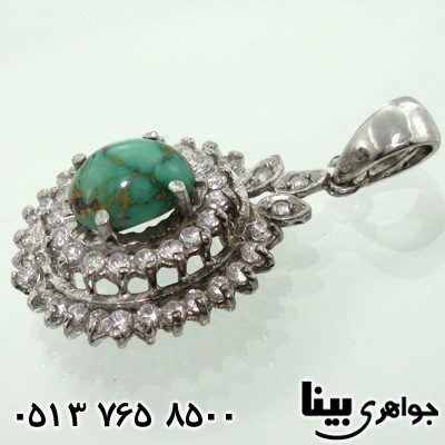گردنبند فیروزه نیشابوری شجری زنانه
