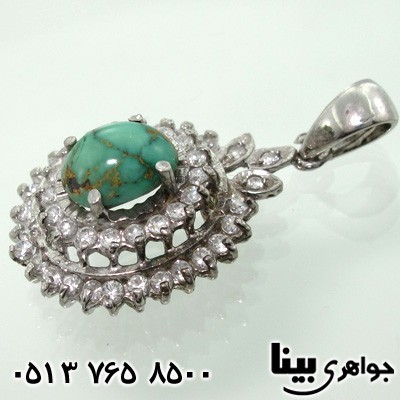 گردنبند فیروزه نیشابوری شجری زنانه