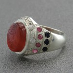  ستاره سلیمان سفارشی با نگین و حکاکی دلخواه شما _کد:28598