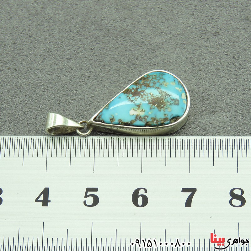 گردنبند فیروزه نیشابوری زنانه بسیار خاص _کد:28625
