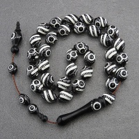 تسبیح کشکول (کوک) و استخوان 33 دانه ای خاص و زیبا _کد:28792