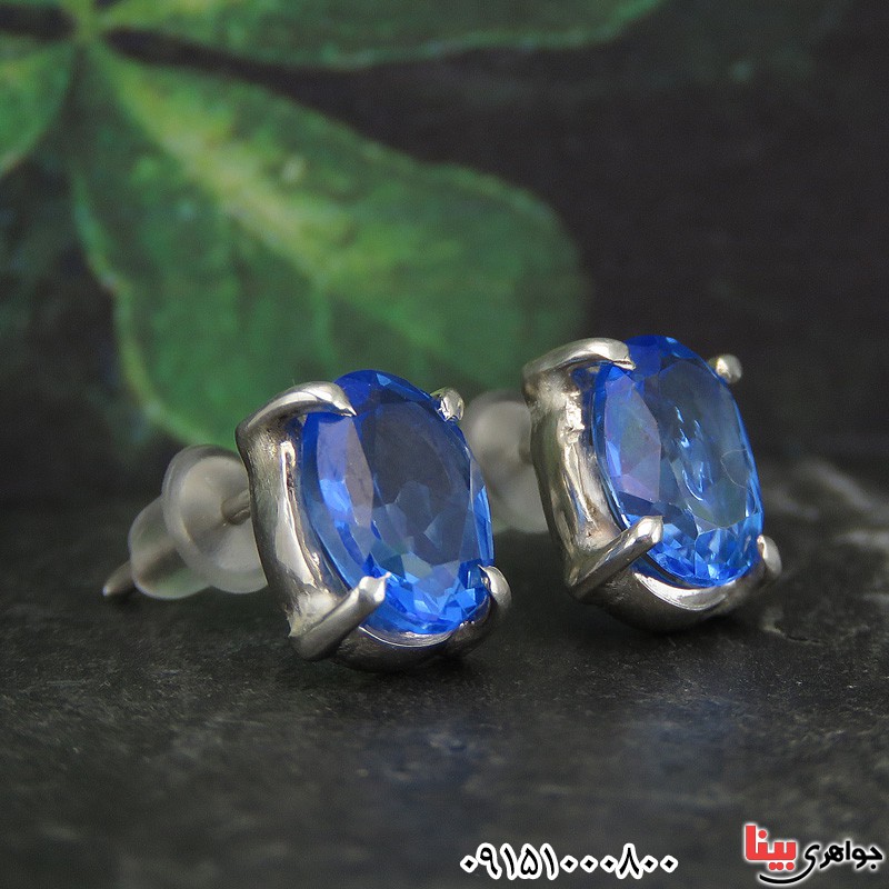 گوشواره توپاز خوشرنگ زیبا و خاص شیک _کد:29096