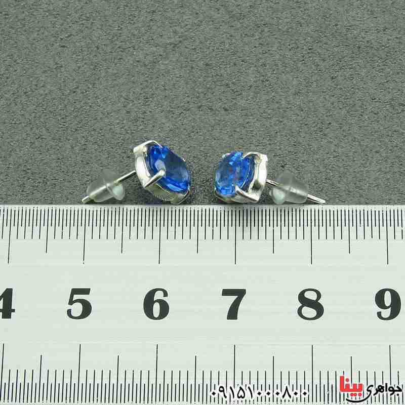 گوشواره توپاز خوشرنگ زیبا و خاص شیک _کد:29096