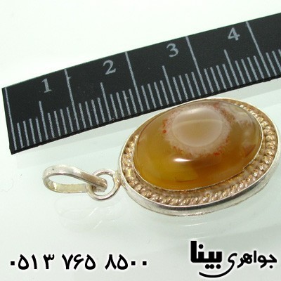 گردنبند عقیق باباقوری طرح چشم