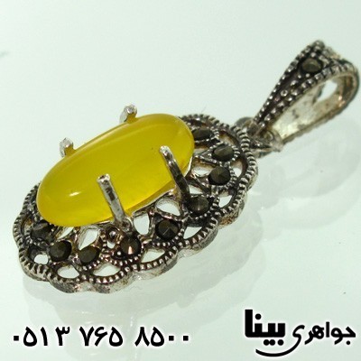 گردنبند عقیق شرف الشمس زنانه مارکازیتی