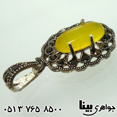 گردنبند عقیق شرف الشمس زنانه مارکازیتی