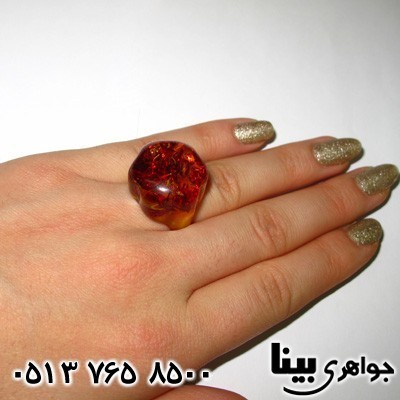 انگشتر کهربا صنعتی
