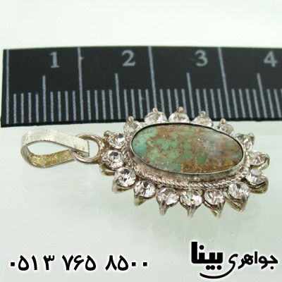 گردنبند فیروزه نیشابوری قدیمی ساز