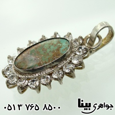 گردنبند فیروزه نیشابوری قدیمی ساز