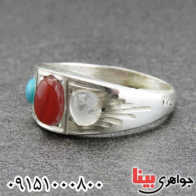 انگشتر چند جواهر شیک و خاص مردانه انگشتر چند جواهر شیک و خاص مردانه