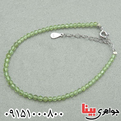 دستبند زبرجد زنانه زیبا و شیک _کد:29722