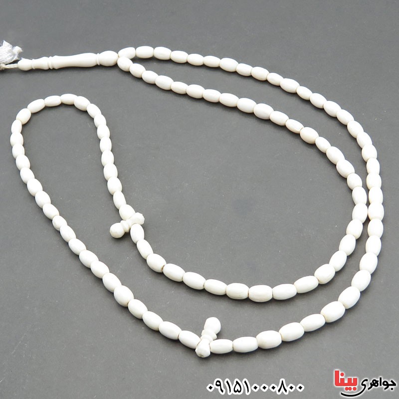 تسبیح عاج فیل 101 دانه ای فاخر و زیبا _کد:29750