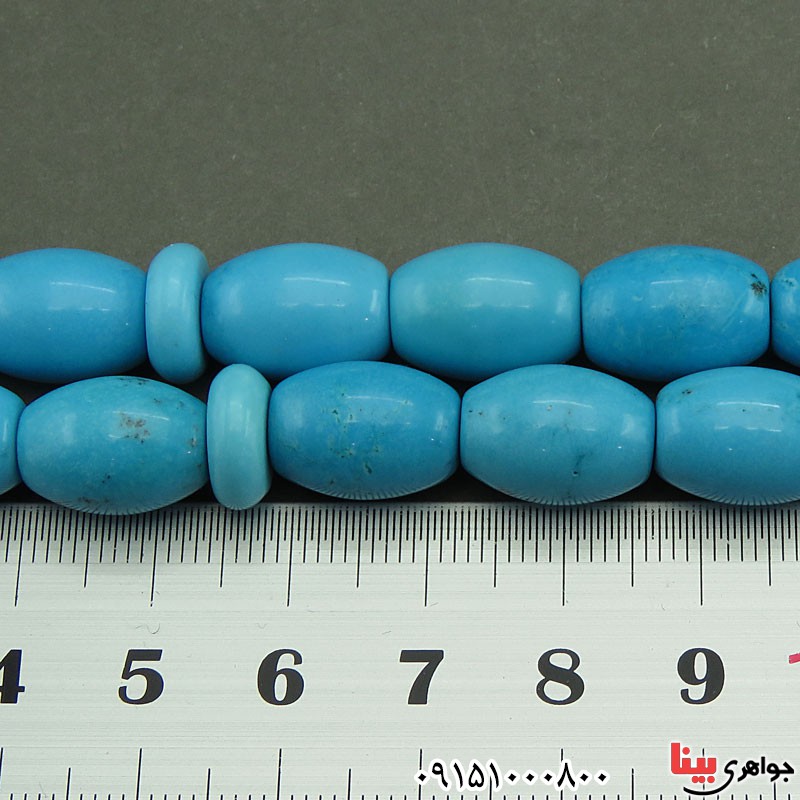 تسبیح فیروزه خاص و درشت 33 دانه ای _کد:29775