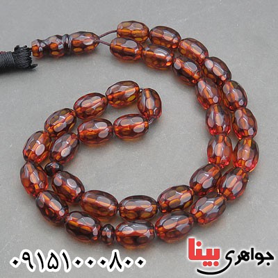 تسبیح کهربا بلونی 33 دانه ای فاخر و خوشرنگ تسبیح کهربا بلونی 33 دانه ای فاخر و خوشرنگ