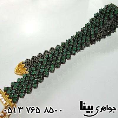 دستبند زمرد زنانه تک و بی نظیر