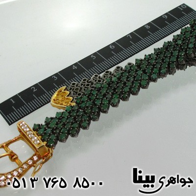 دستبند زمرد زنانه تک و بی نظیر