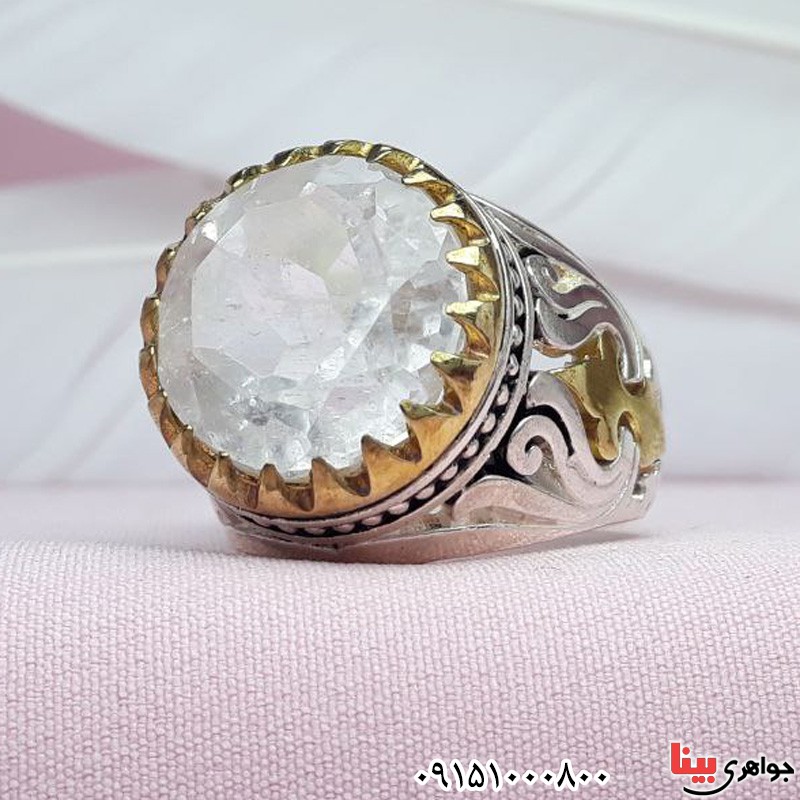 انگشتر در نجف درشت با تراش زیبای الماسی _کد:30171