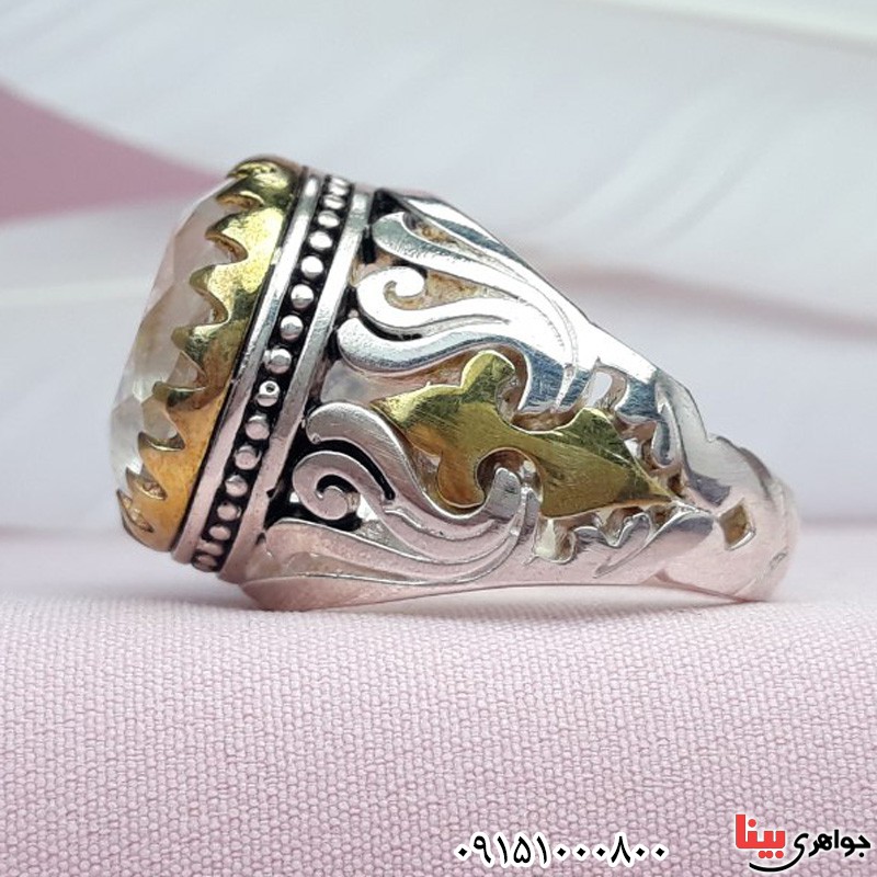 انگشتر در نجف درشت با تراش زیبای الماسی _کد:30171