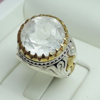 انگشتر در نجف درشت با تراش زیبای الماسی 