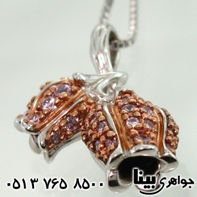 گردنبند آمتیست گل لاله