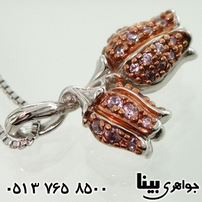 گردنبند آمتیست گل لاله