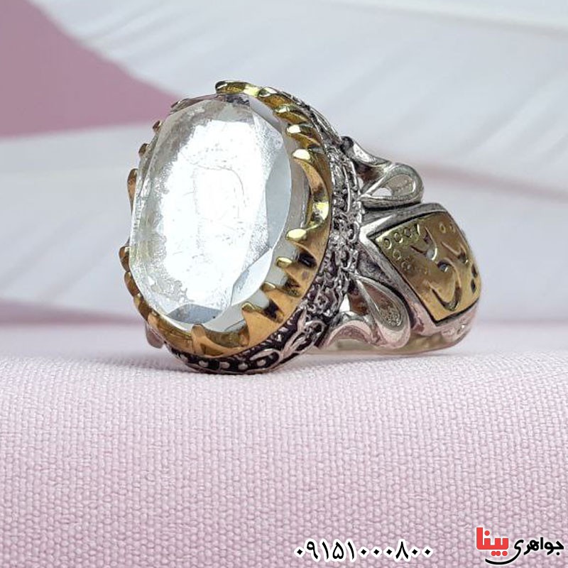 انگشتر در نجف خاص تراش دار مردانه زیبا _کد:30378