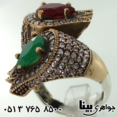 انگشتر جید زنانه عثمانی
