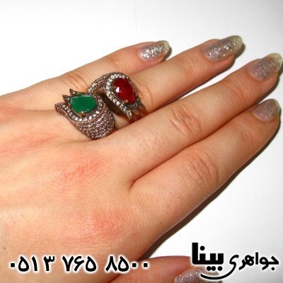 انگشتر جید زنانه عثمانی