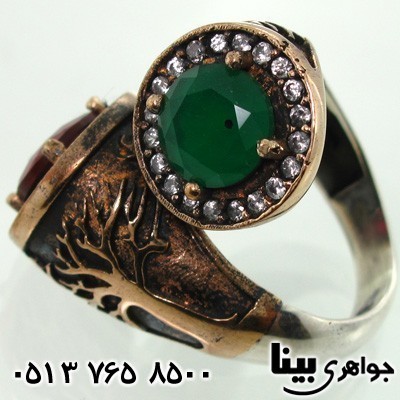انگشتر جید زنانه عثمانی درختچه
