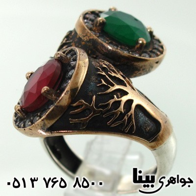 انگشتر جید زنانه عثمانی درختچه