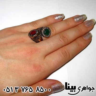 انگشتر جید زنانه عثمانی درختچه