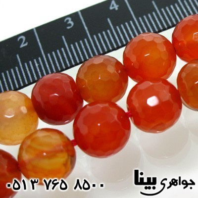 تسبیح عقیق تراش هشت ضلعی