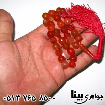 تسبیح عقیق تراش هشت ضلعی
