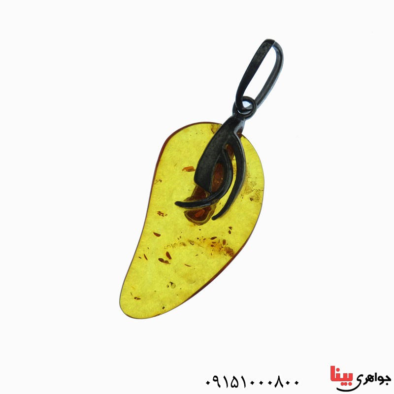 گردنبند کهربا زیبای خاص و شیک _کد:30723