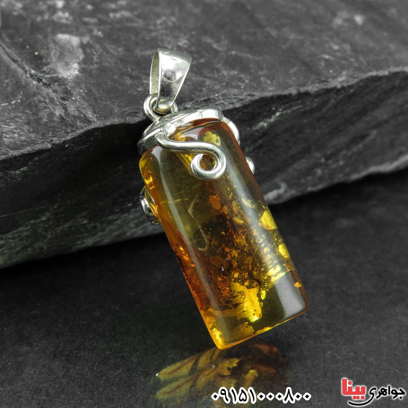 گردنبند کهربا شیک و خوشرنگ _کد:30743