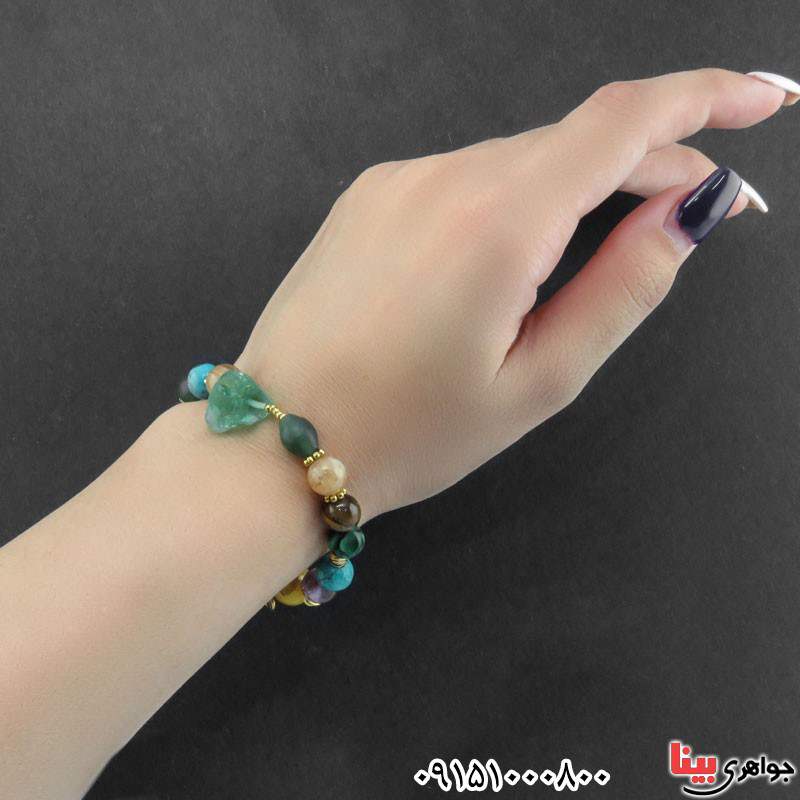 دستبند چند جواهر مناسب چاکرا درمانی زیبا _کد:30802