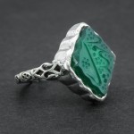 خطی خوشرنگ با حکاکی یا مهدی _کد:30943