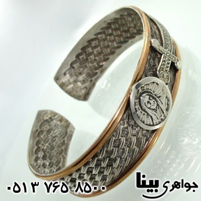 دستبند نقره شمایل و ذوالفقار